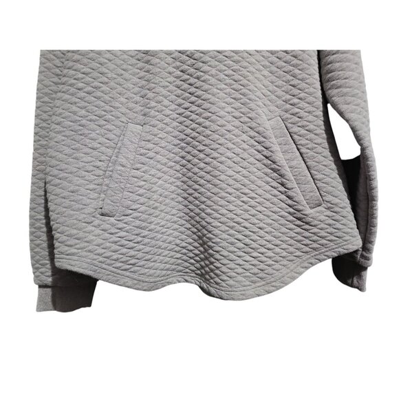 Barstool Sports Premium Quilted Men's Hoodie Elbow Patch Gray Size Large - Picture 8 of 8